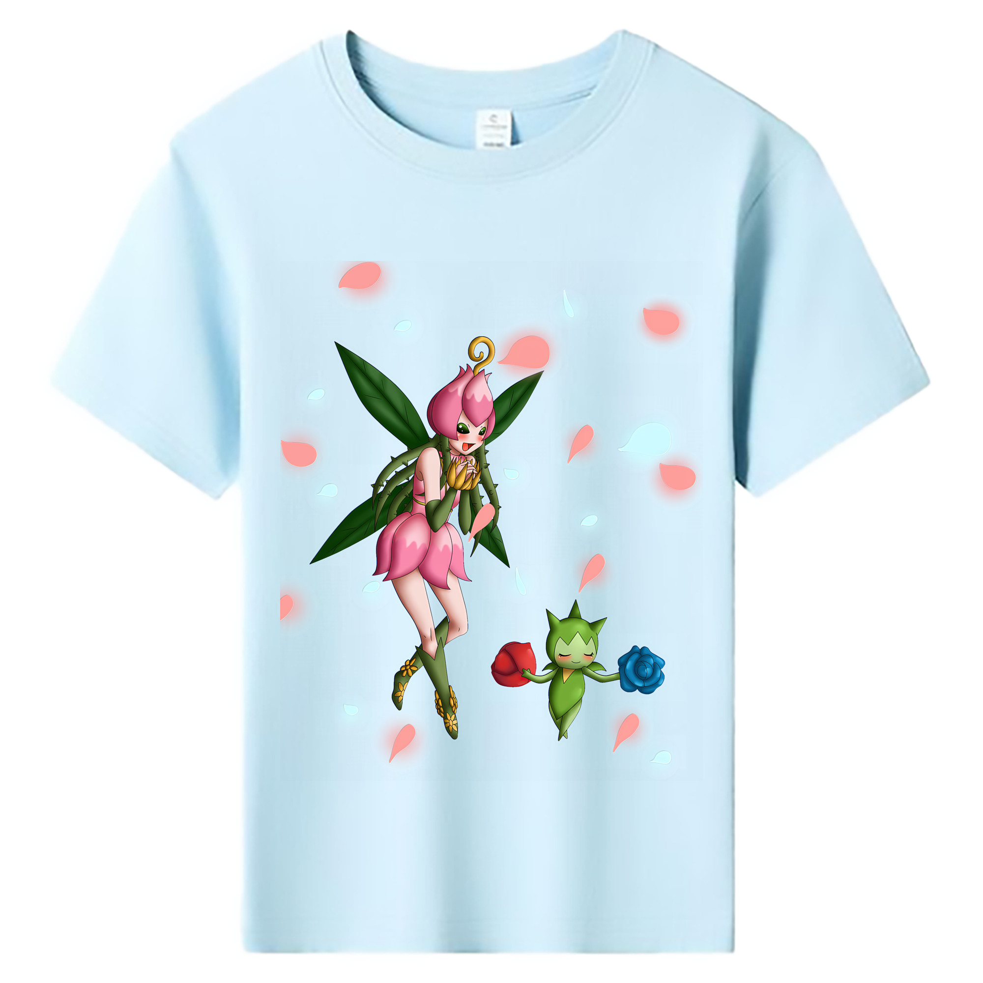 （画像用） Digimon デジタルモンスター/デジモン 綿100％キッズTシャツ（フロントプリント）